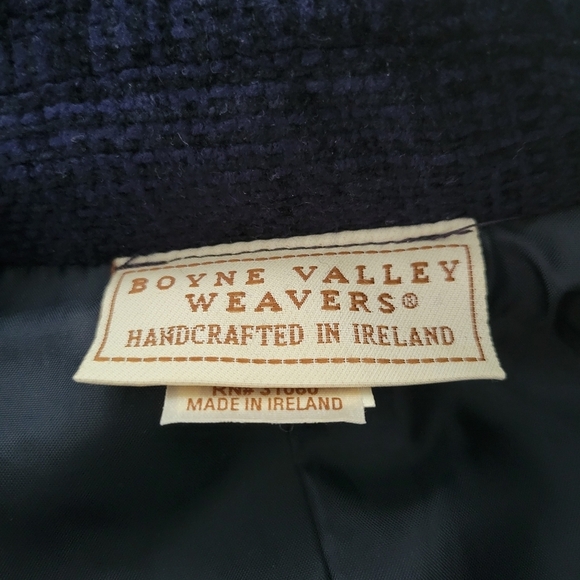Vintage Wool Sweater Coat • Made In Ireland • Cable Knit • Tagged Medium - Picture 5 of 6